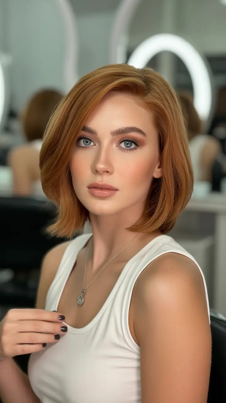 Hair color ideas to look younger 2026 Golden Copper Refresh