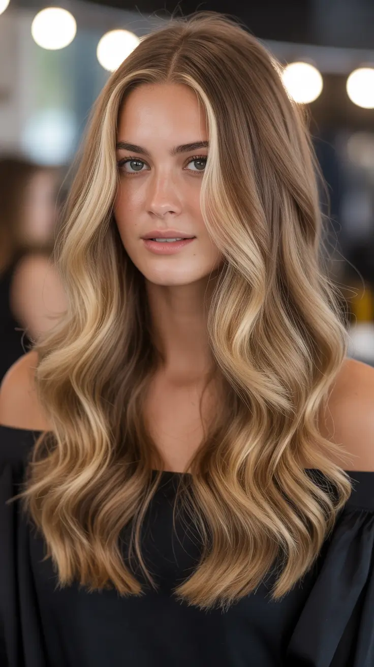 Hair color ideas to look younger 2026 Soft Honey Waves