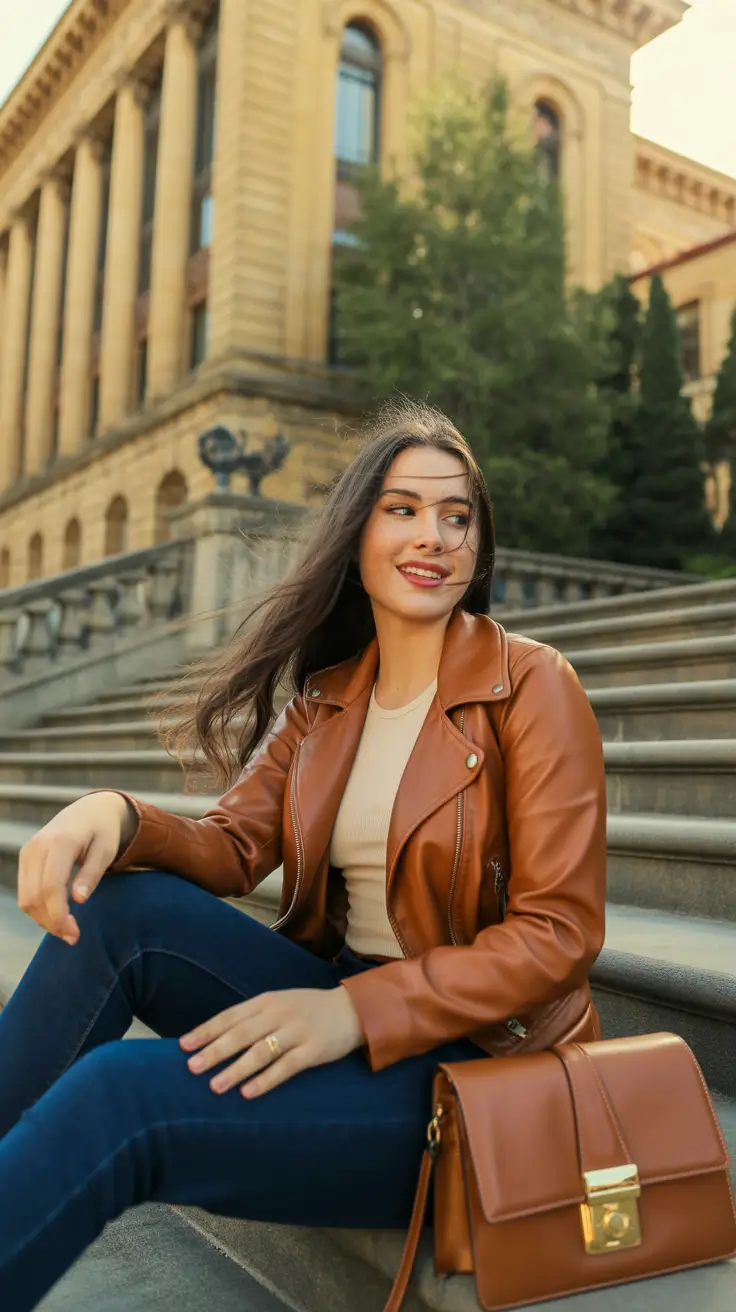 New York style inspiration 2026 Golden Hour Leather