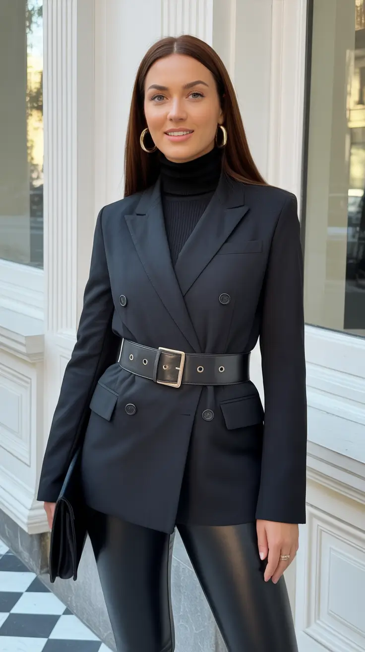 old money outfits for women 2026 Power in Monochrome