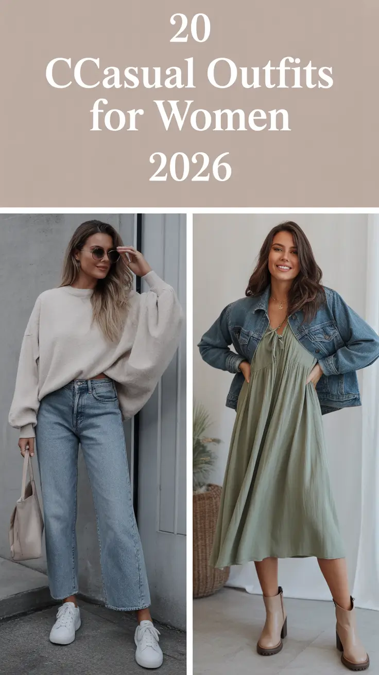 Casual Outfits for Women 2026: Elegant, Trendy & Business-Ready Looks for Every Season