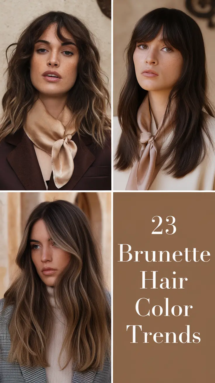 Brunette Hair Color 2026 Trends: Expensive, Cool & Effortlessly Low Maintenance Shades