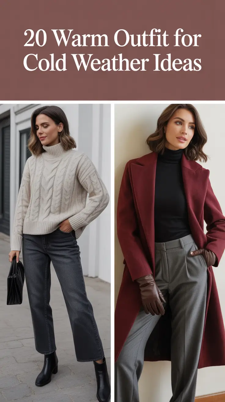 Warm Outfit for Cold Weather Ideas 2026: Cozy, Cute & Trendy Winter Inspo for Women
