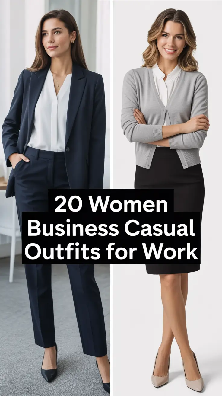 Women Business Casual Outfits for Work 2026: Cute, Trendy & Easy Summer-to-Winter Looks
