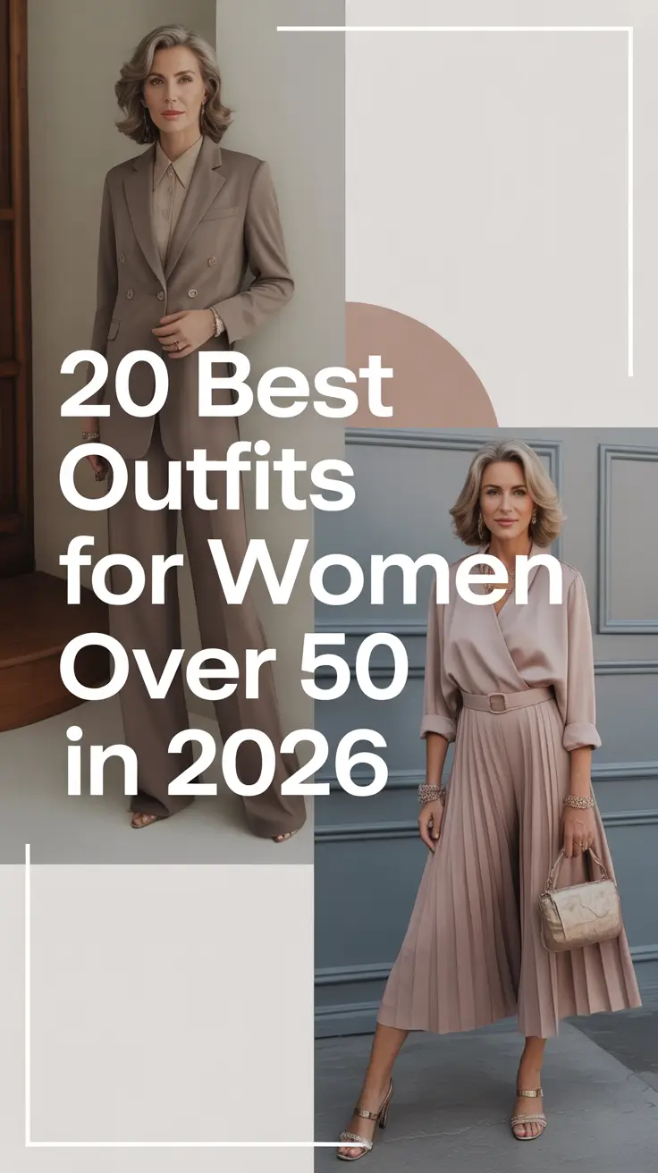 Best Outfits for Women Over 50 in 2026: Classy, Confident & Effortlessly Fashionable Looks