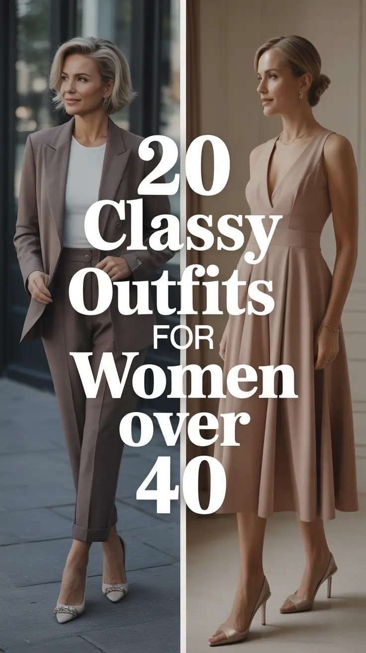 Classy Outfits for Women Over 40 in 2026: Elegant, Casual & Confident Style for Every Day