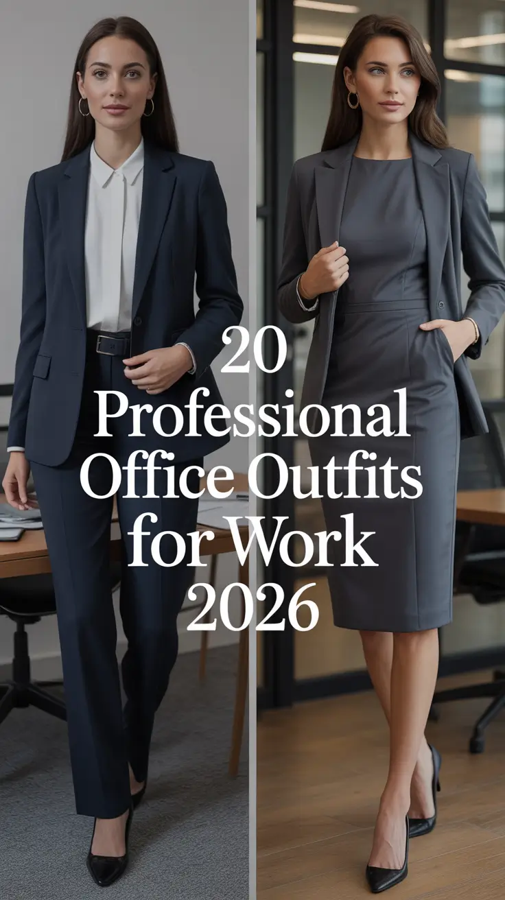 Professional Office Outfits for Work 2026: Smart, Stylish & Effortlessly Classy Looks for Women