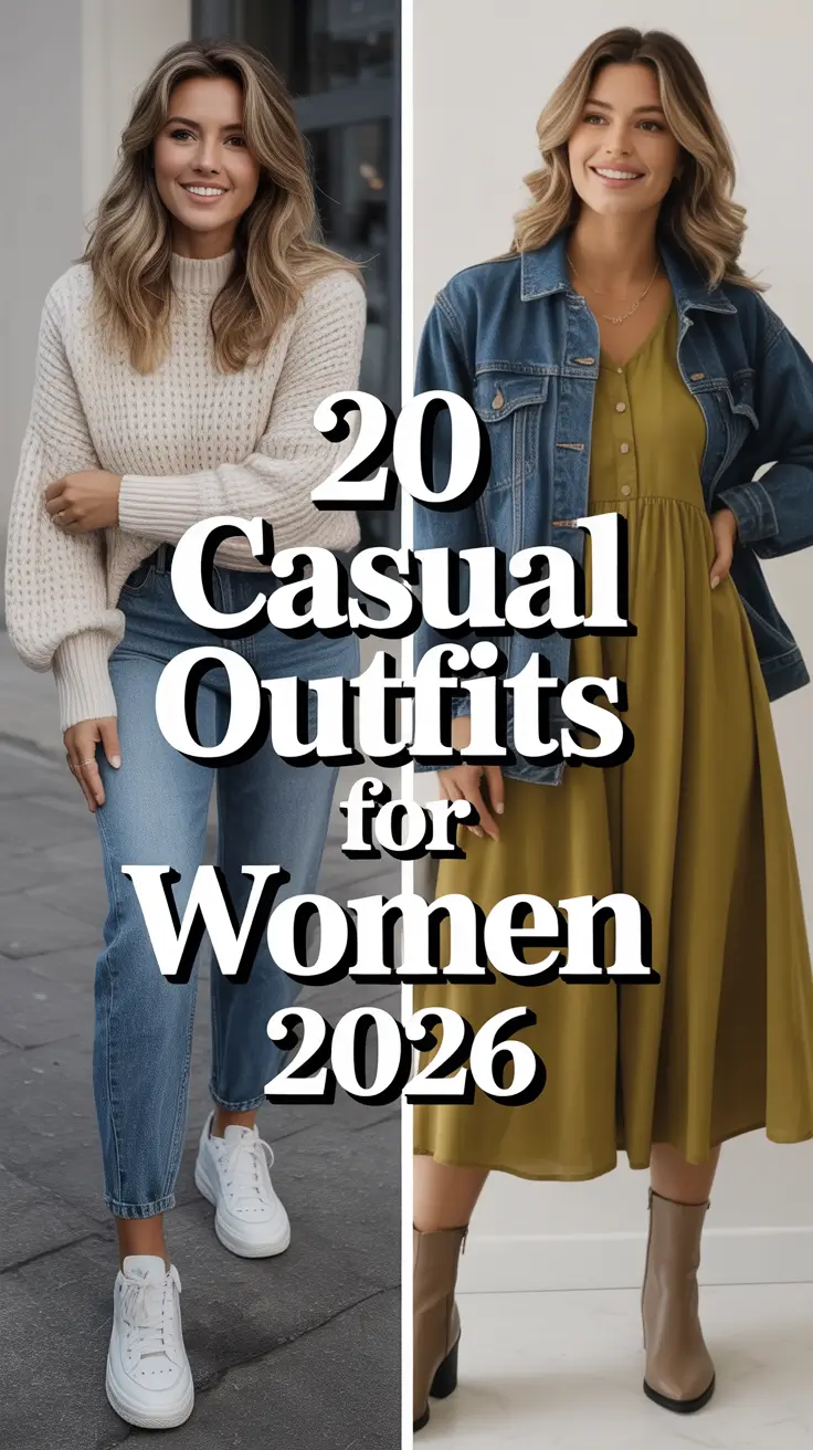 Casual Outfits for Women 2026: Elegant, Trendy & Business-Ready Looks for Every Season