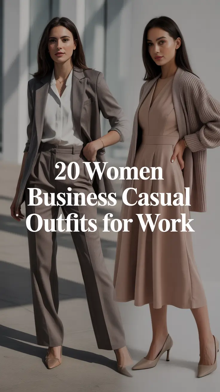 Women Business Casual Outfits for Work 2026: Cute, Trendy & Easy Summer-to-Winter Looks
