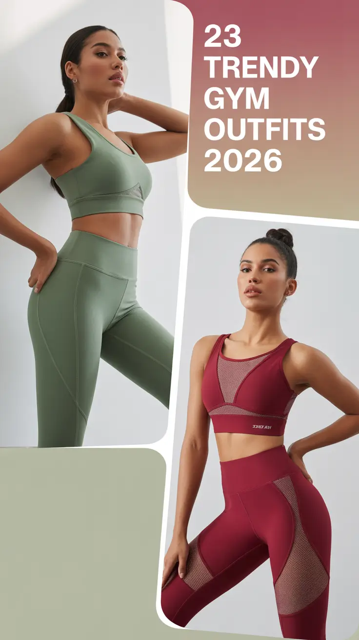 Trendy Gym Outfits 2026: Aesthetic & Cute Activewear Ideas for Women