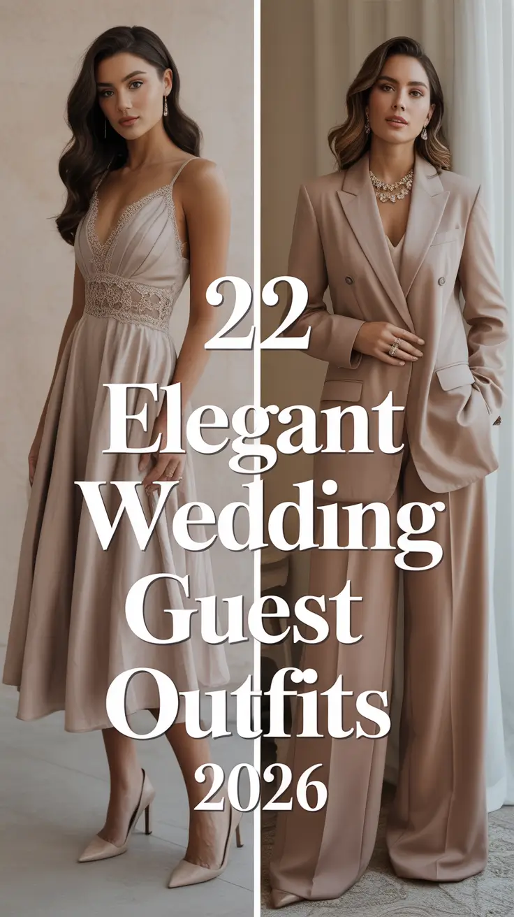 Elegant Wedding Guest Outfits 2026: Timeless Autumn Inspiration for Every Style