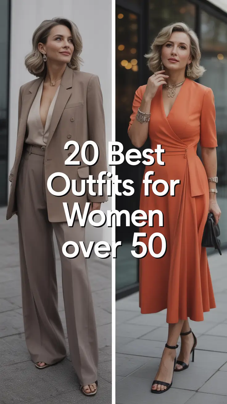 Best Outfits for Women Over 50 in 2026: Classy, Confident & Effortlessly Fashionable Looks