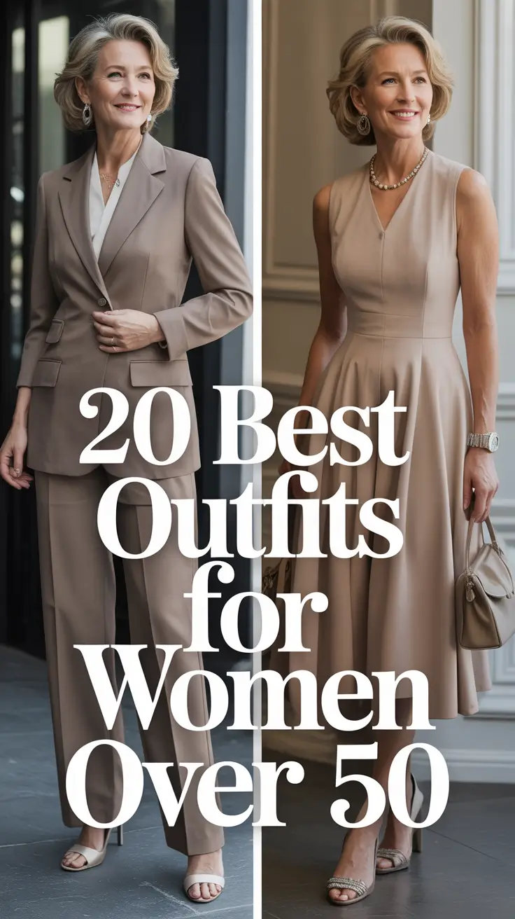 Best Outfits for Women Over 50 in 2026: Classy, Confident & Effortlessly Fashionable Looks