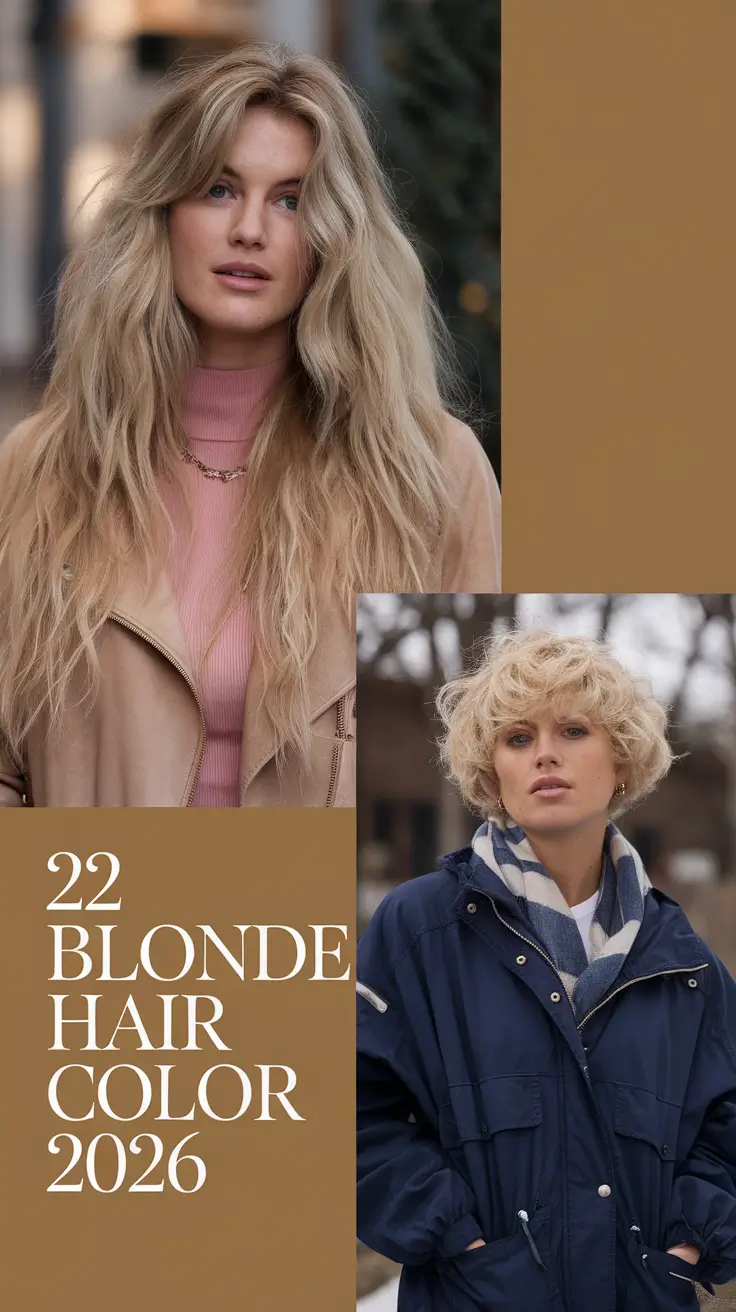 Blonde Hair Color 2026: Fresh Ideas and New Shades of Golden, Platinum & Honey Blondes