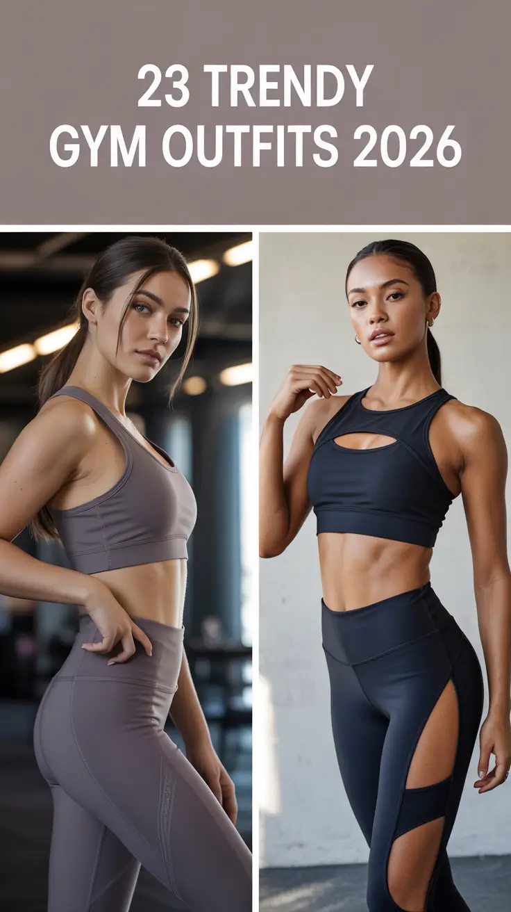 Trendy Gym Outfits 2026: Aesthetic & Cute Activewear Ideas for Women