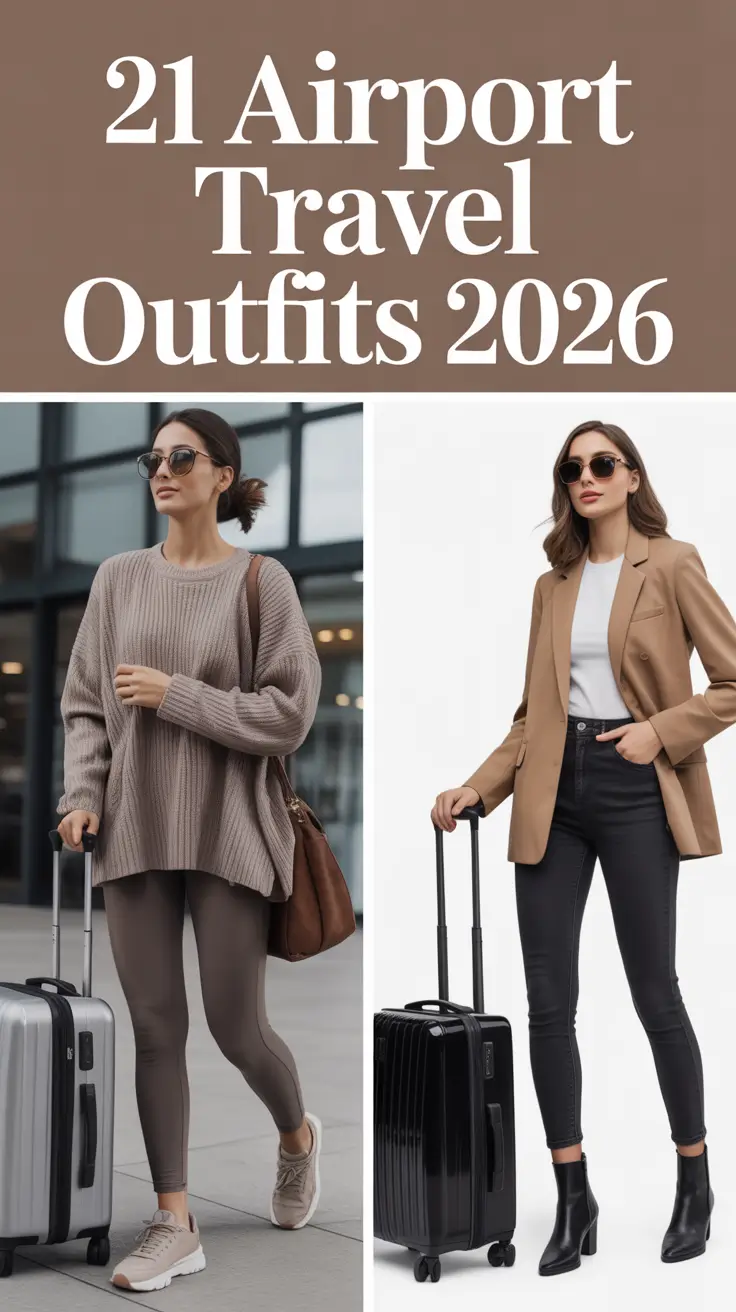 Airport Travel Outfits 2026: Chic, Comfy & Timeless Looks for Europe, Japan, and Beyond