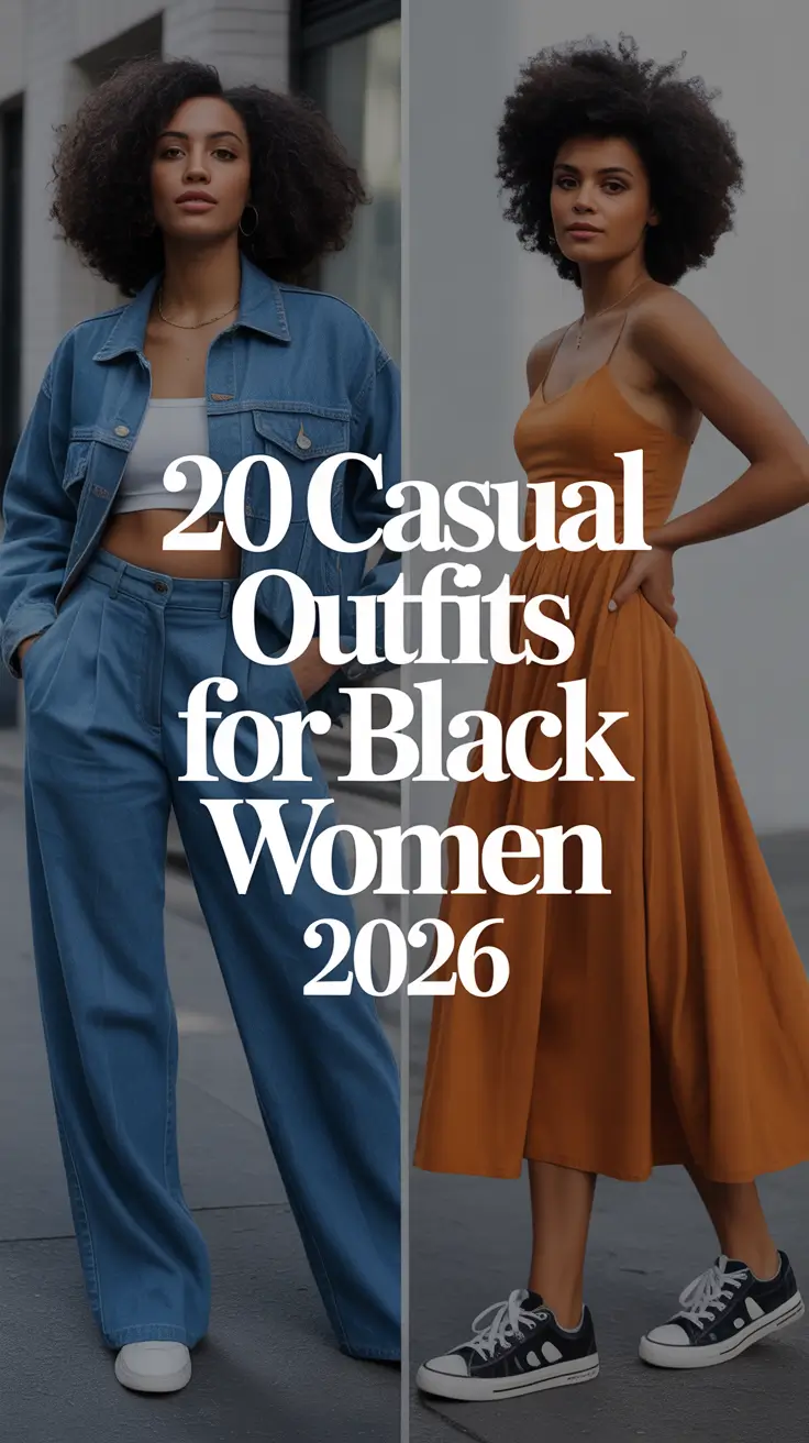 Casual Outfits for Black Women 2026: Classy, Chic, and Effortless Looks for Every Season