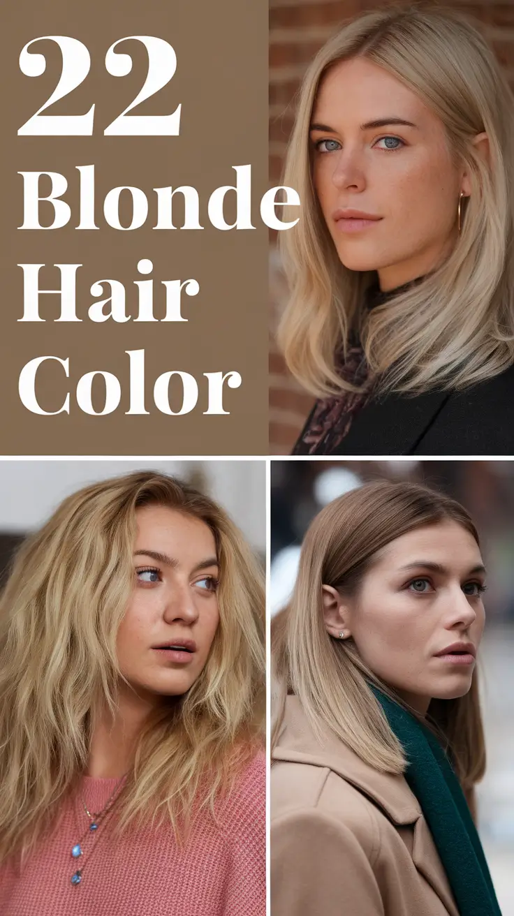 Blonde Hair Color 2026: Fresh Ideas and New Shades of Golden, Platinum & Honey Blondes