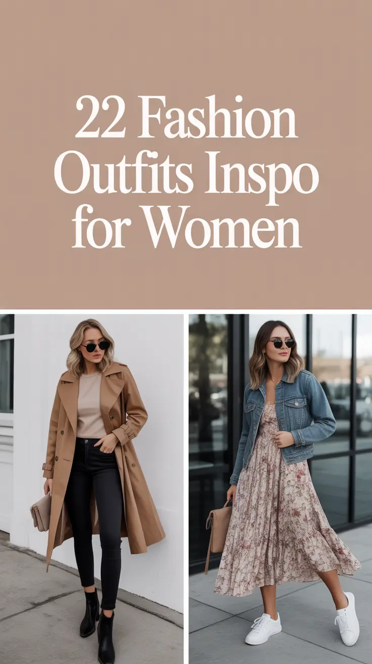 Fashion Outfits Inspo for Women 2026 — Elegant, Casual & Y2K Aesthetic Looks