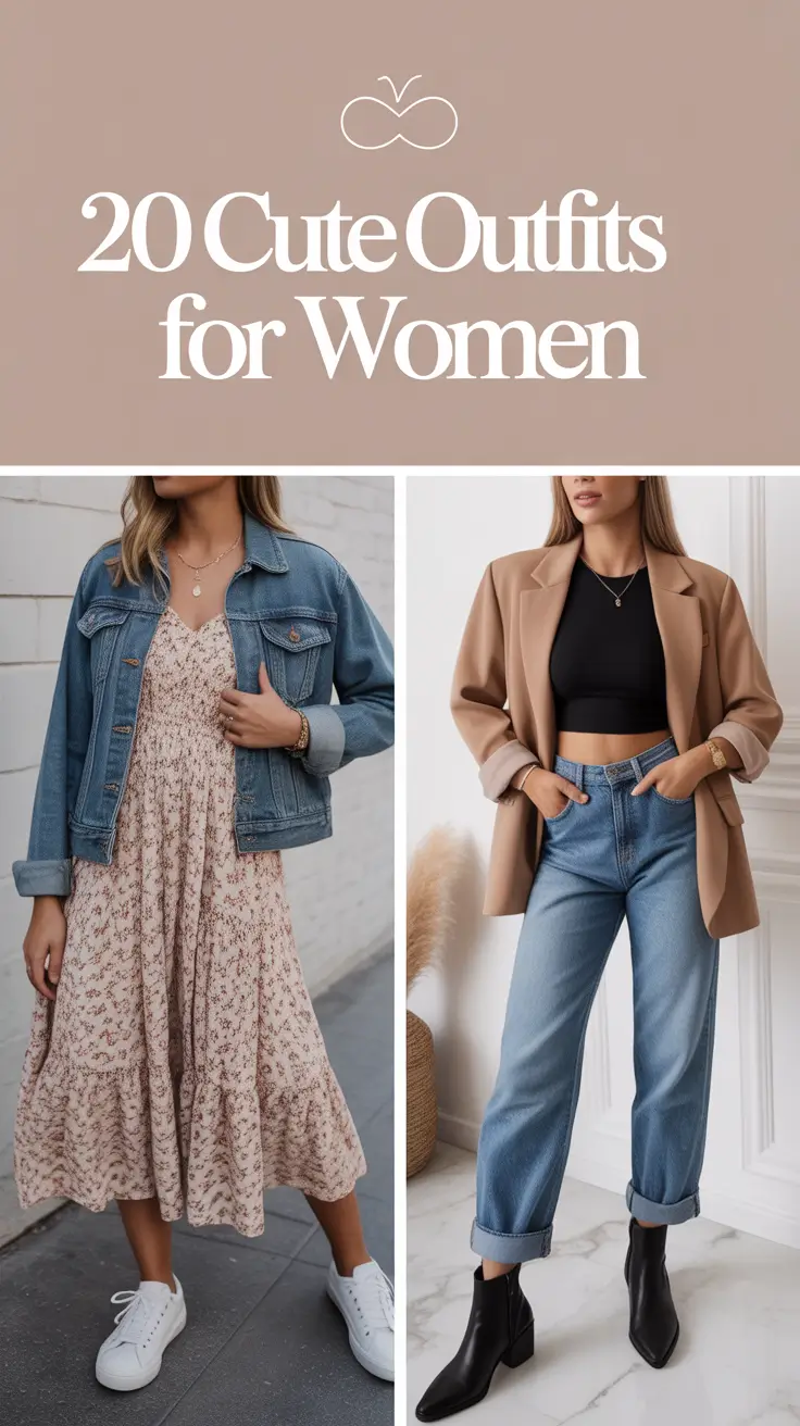Cute Outfits for Women 2026 — Aesthetic, Comfy & Casual Style Inspo for Every Season