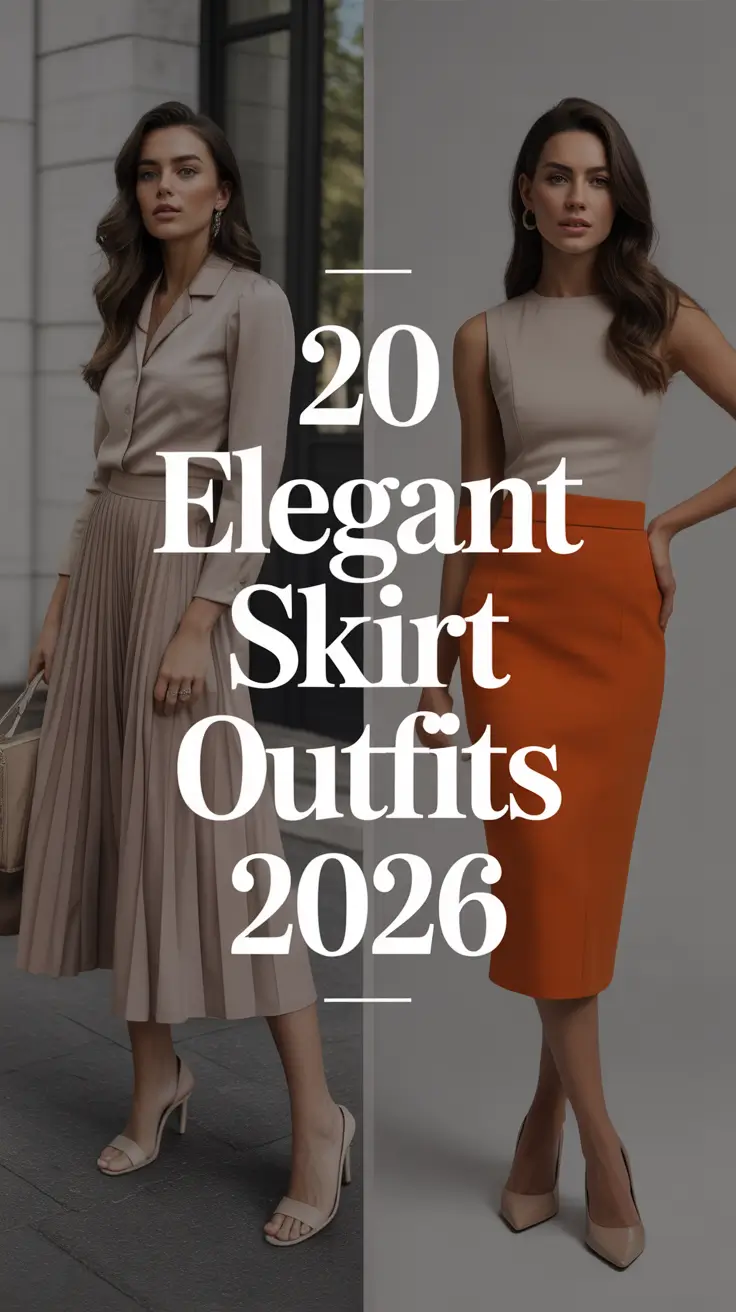 Elegant Skirt Outfits 2026: Timeless Long and Midi Looks for Every Season