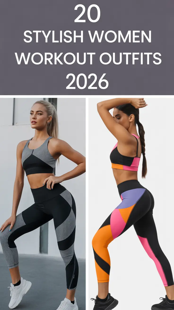 Stylish Women Workout Outfits 2026: Aesthetic Activewear Looks That Redefine Fitness Fashion