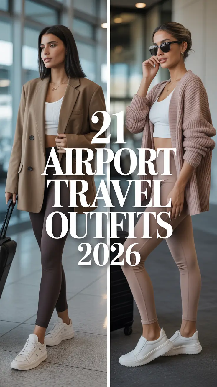 Airport Travel Outfits 2026: Chic, Comfy & Timeless Looks for Europe, Japan, and Beyond