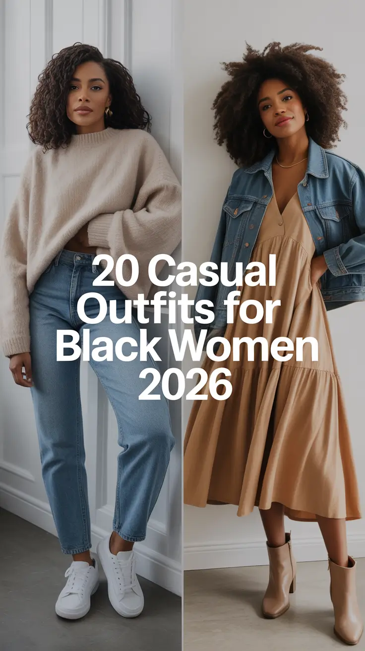 Casual Outfits for Black Women 2026: Classy, Chic, and Effortless Looks for Every Season