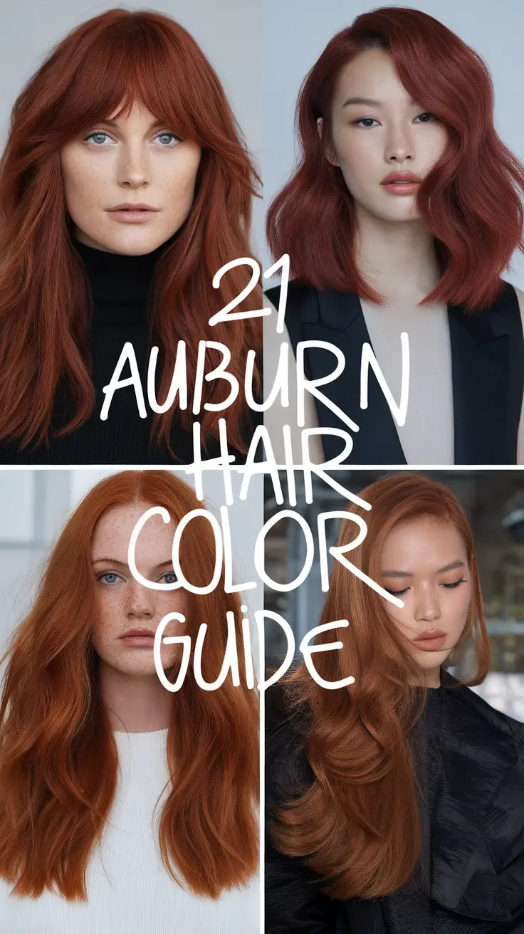 Auburn Hair Color 2026 Guide: Soft, Rich, and Copper-Toned Ideas for Every Style