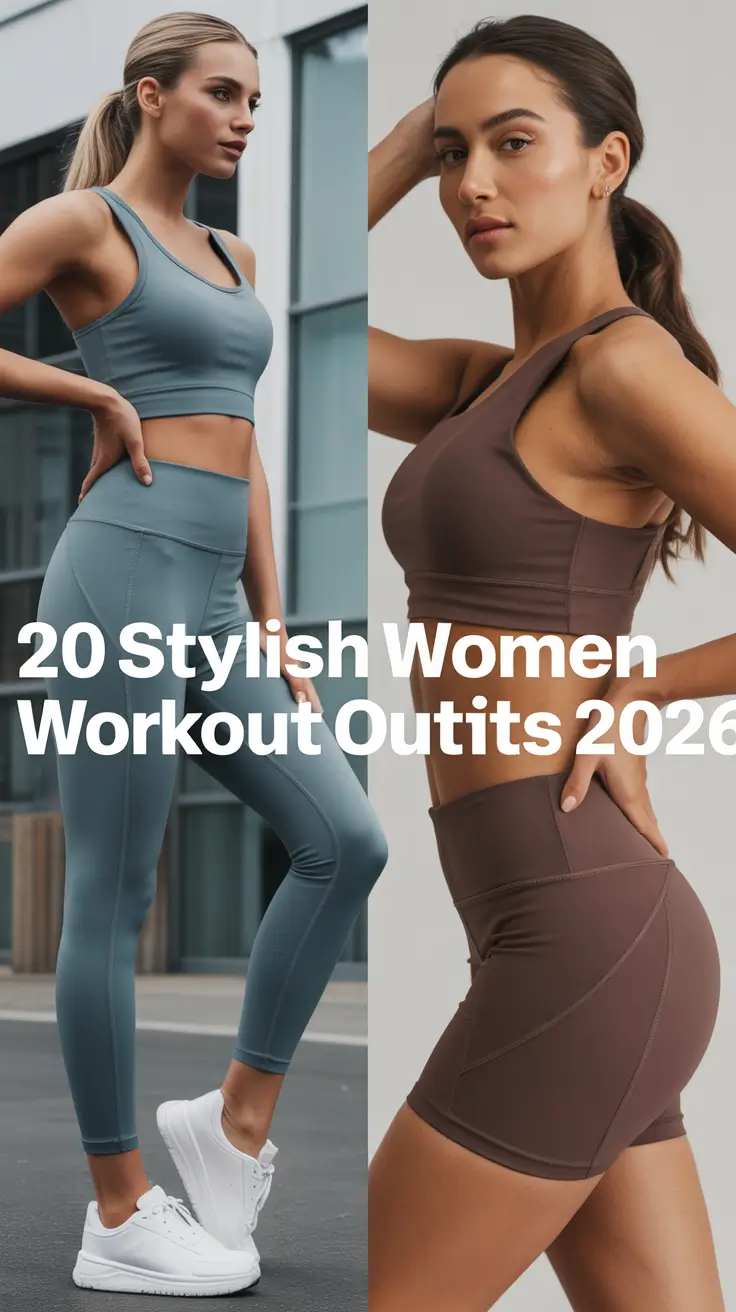 Stylish Women Workout Outfits 2026: Aesthetic Activewear Looks That Redefine Fitness Fashion