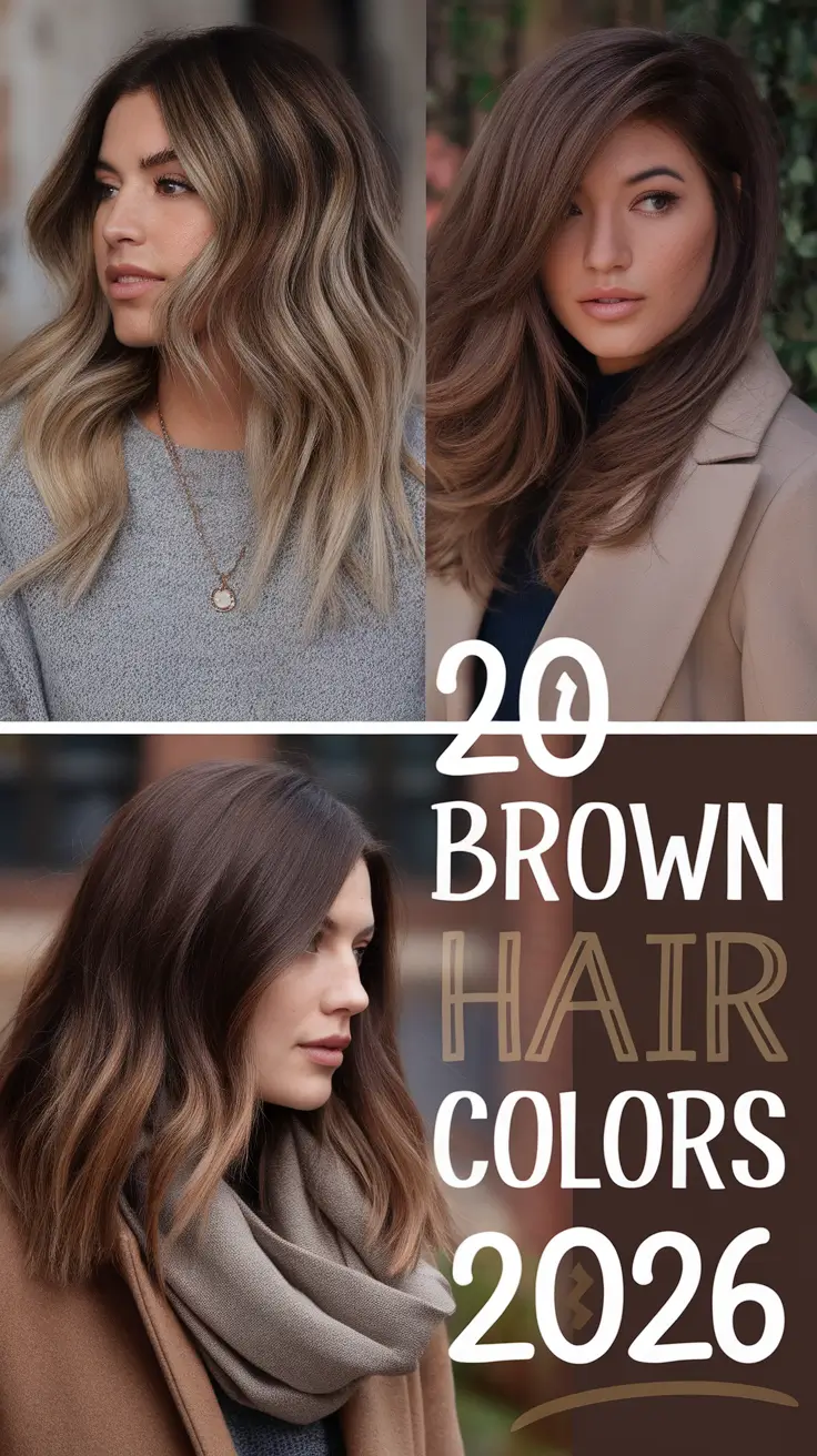 Brown Hair Colors 2026: The Most Beautiful Shades from Espresso to Honey