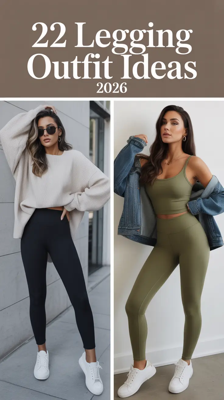 Legging Outfit Ideas 2026: Chic, Casual & Flared Looks to Try This Year