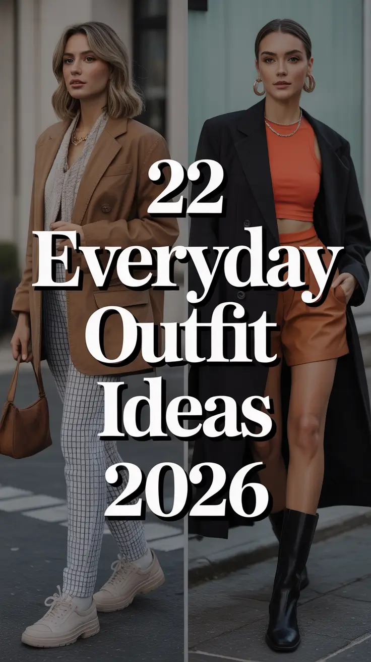 Everyday Outfit Ideas 2026: Cute, Classy & Effortlessly Chic Looks for Women