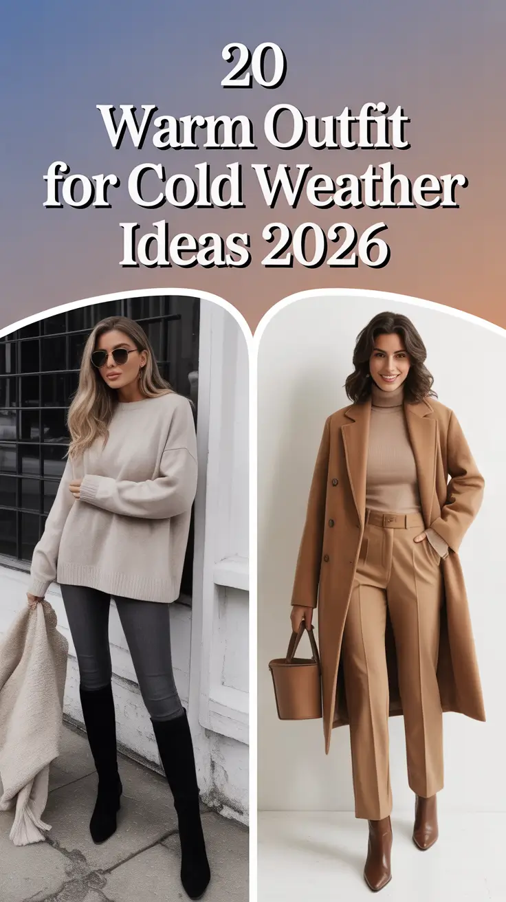 Warm Outfit for Cold Weather Ideas 2026: Cozy, Cute & Trendy Winter Inspo for Women