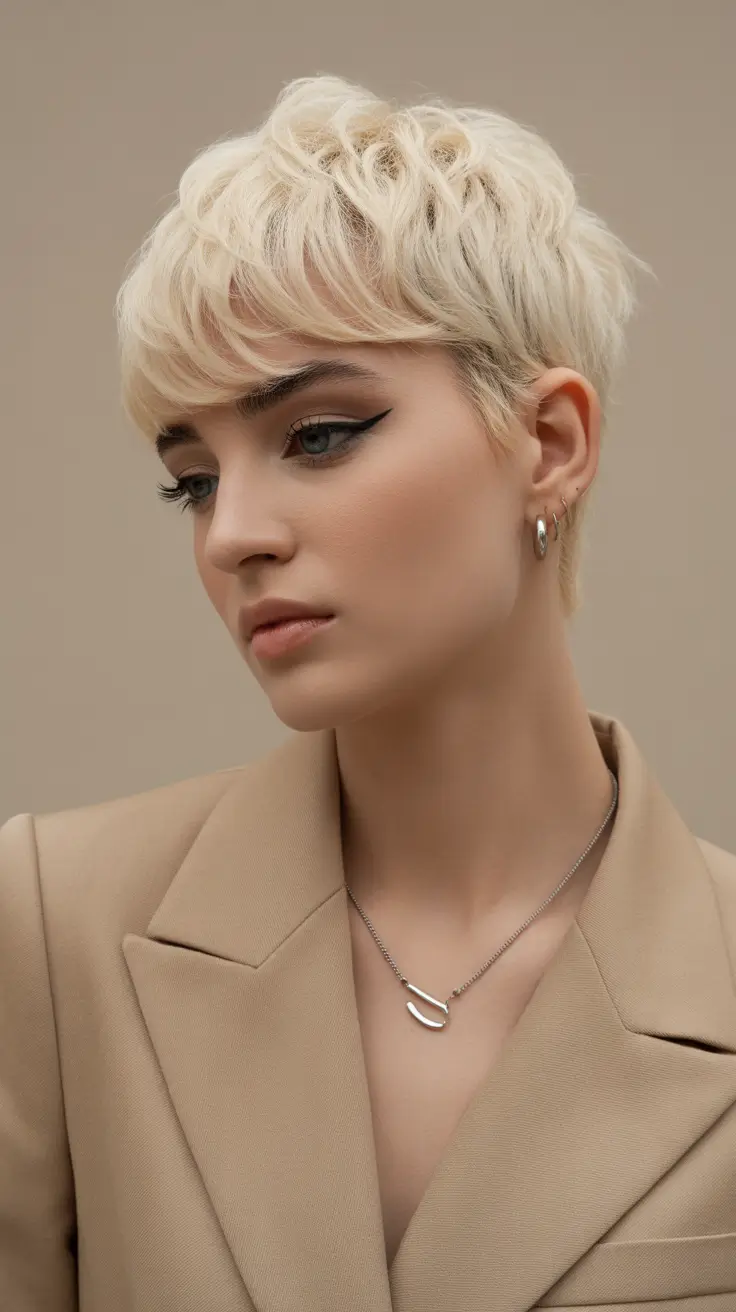 Pixie Haircuts for Women 2026 Ivory Waves Pixie -- Soft Power