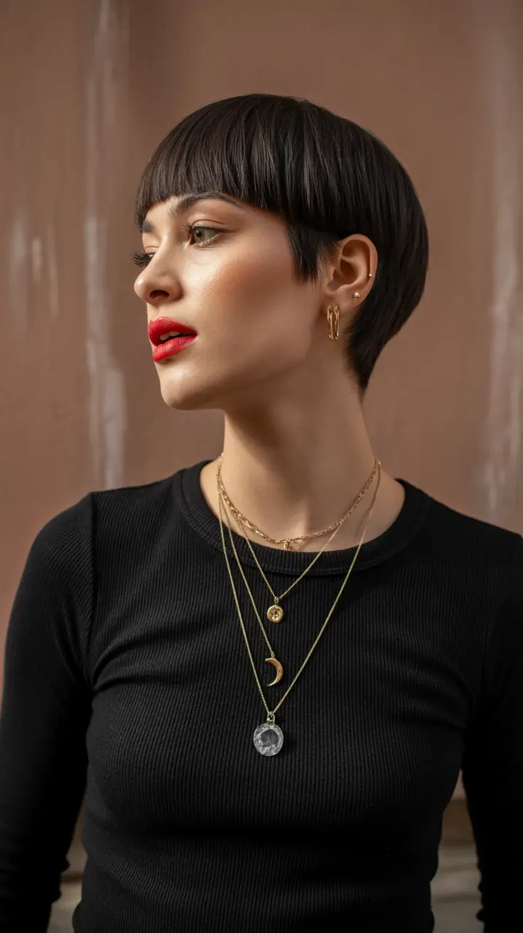 Pixie Haircuts for Women 2026 Sharp French Pixie -- The Chic Minimalist