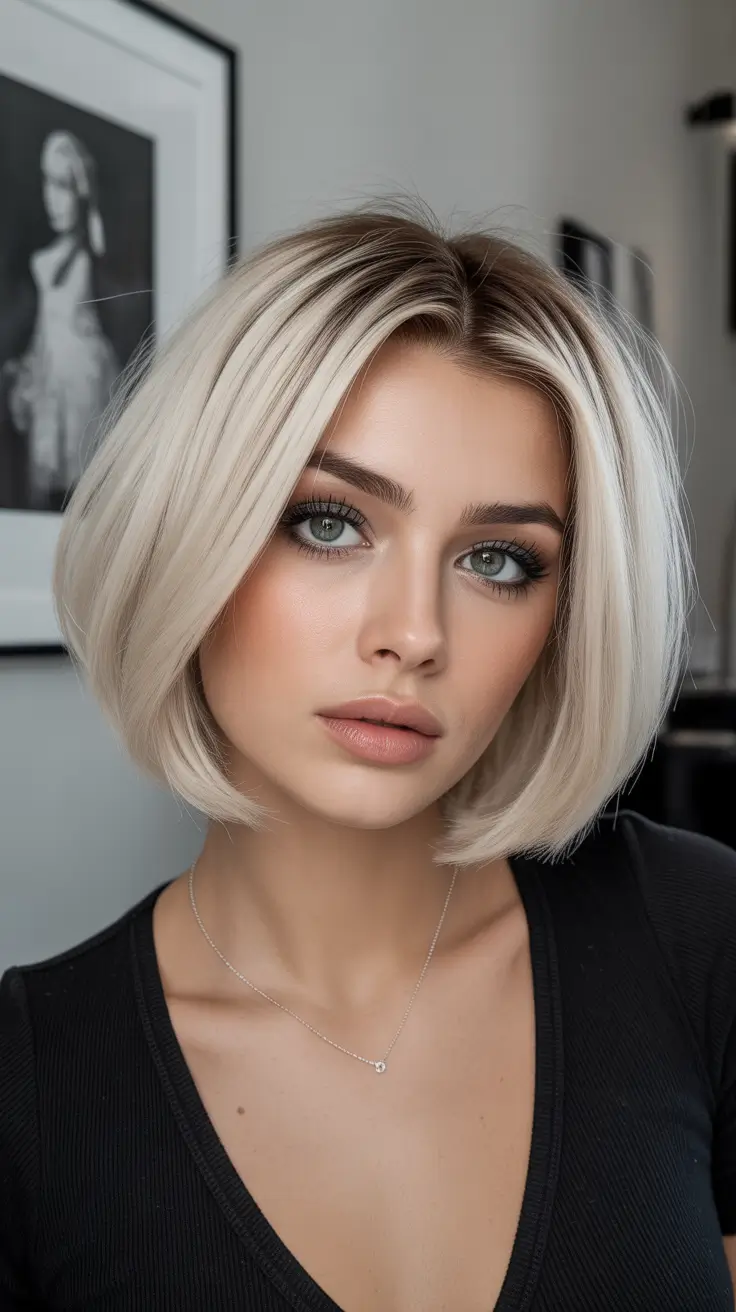 Short bob haircut ideas 2026 Soft Dimension and Modern Glow