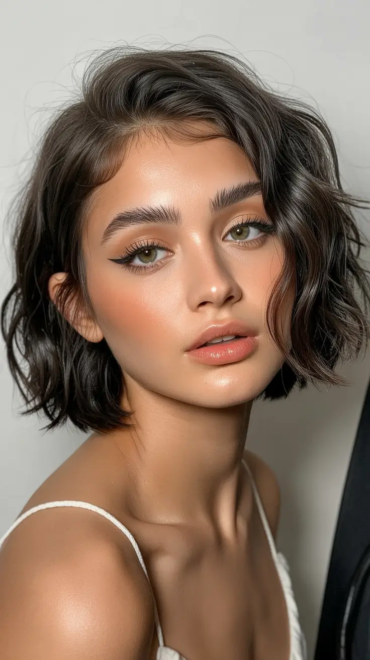 Short bob haircut ideas 2026 Soft Waves for Effortless Charm