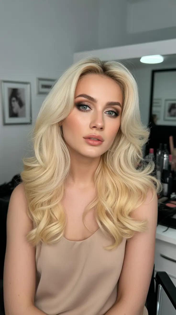 Top haircuts 2026 Soft Hollywood Waves with Modern Volume