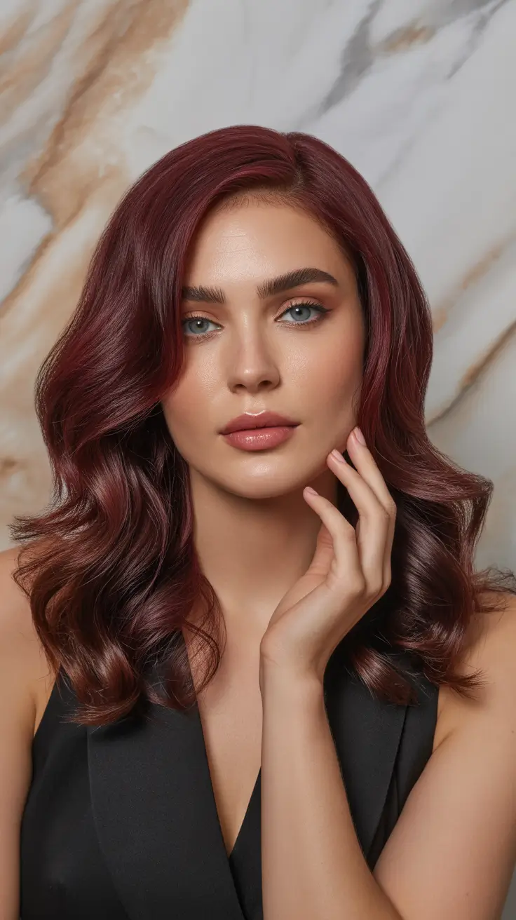 Top haircuts 2026 Mulled Cherry Elegance