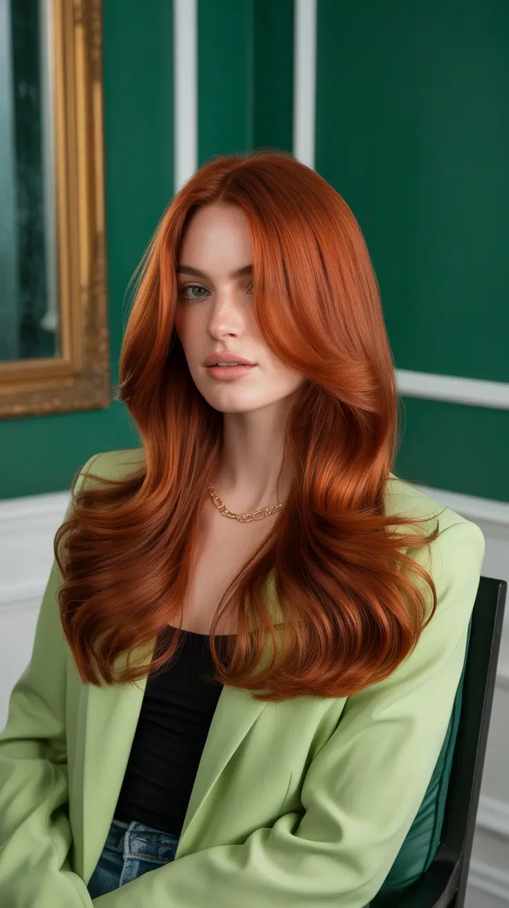 Top haircuts 2026 Copper Firelight Layers