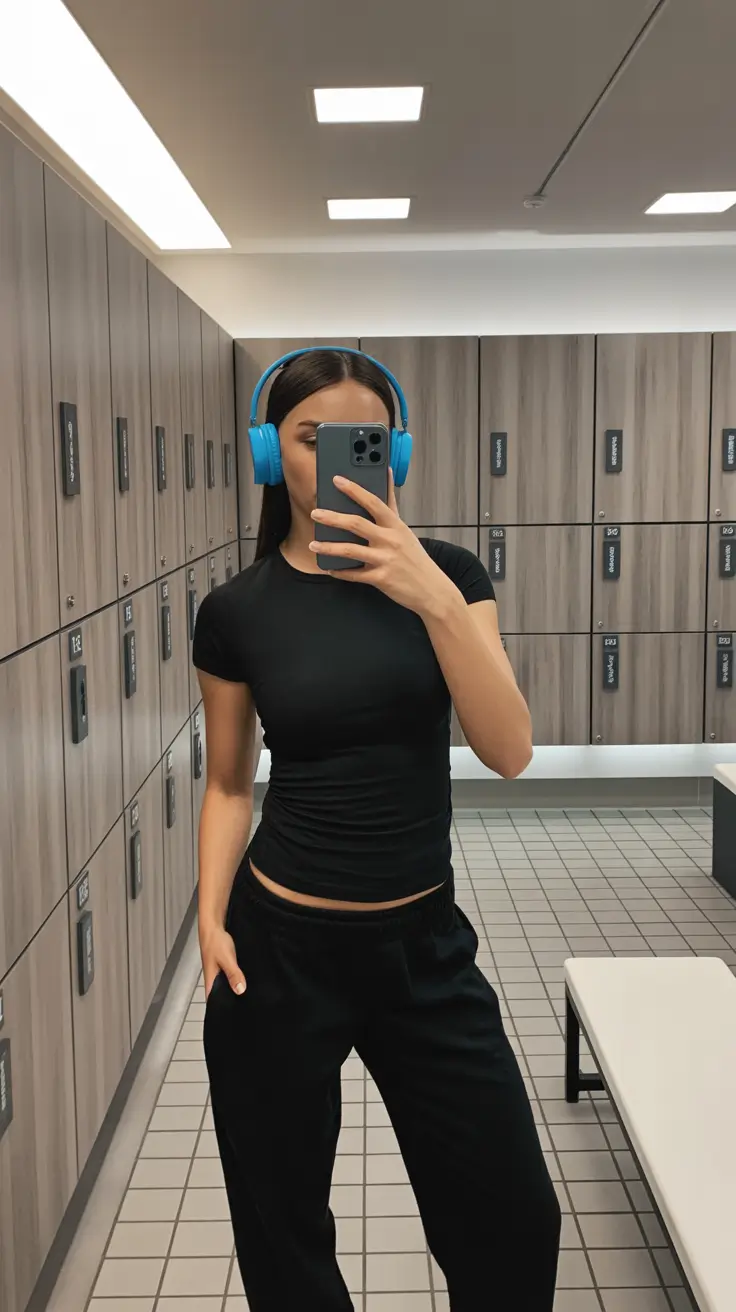 Trendy gym outfits 2026 Sporty Edge Revival