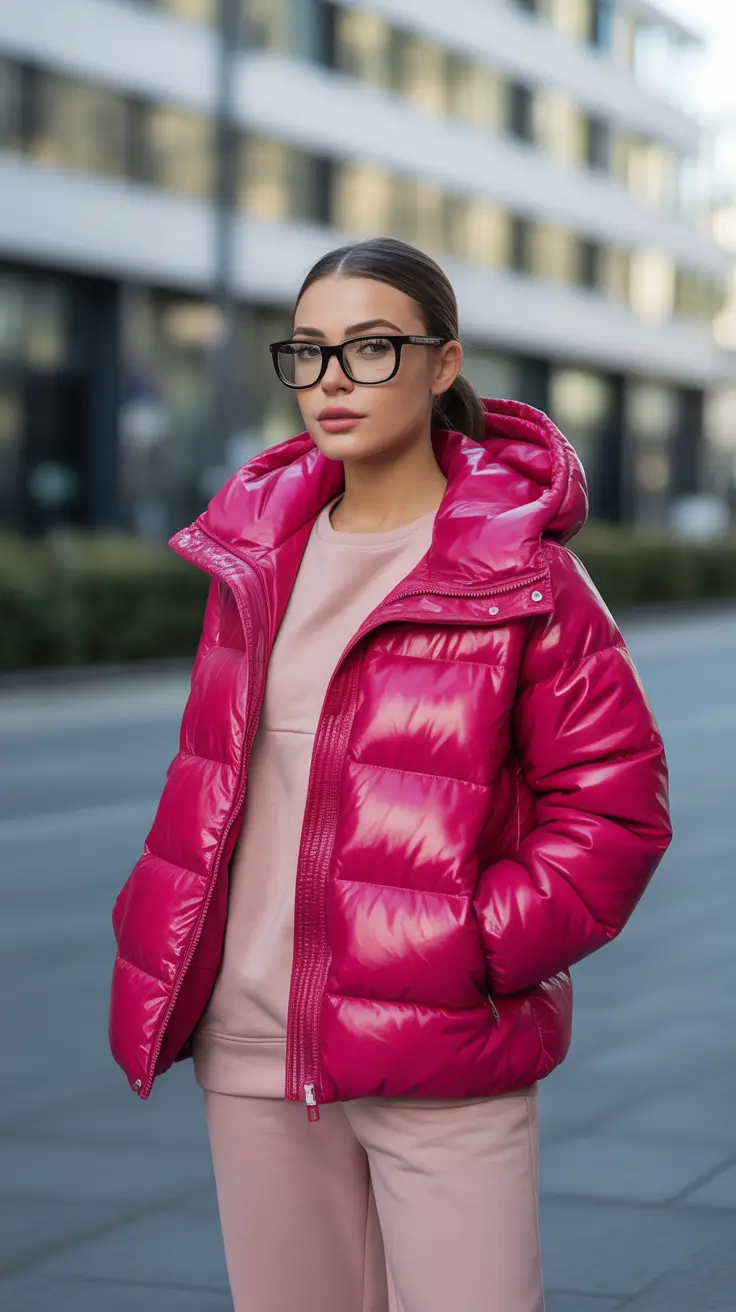 warm outfit for cold weather ideas 2026 Pink Power: Cozy Meets Confident