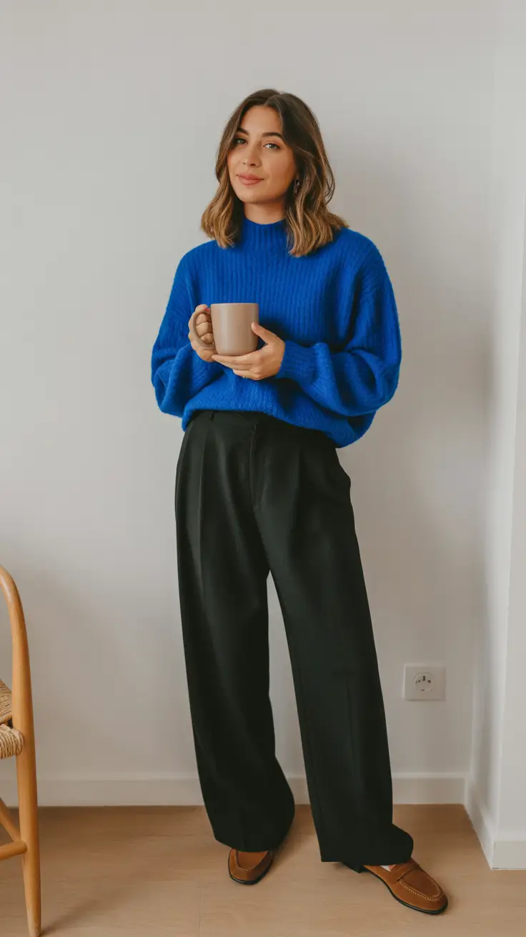 Women business casual outfits for work 2026 Bold Color Meets Classic Tailoring