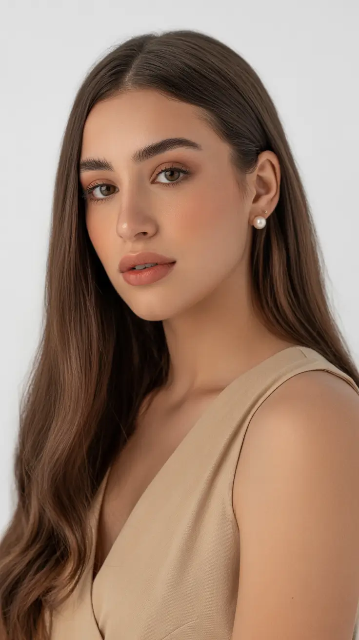 Best straight hairstyles 2026 Soft Straight Natural Flow