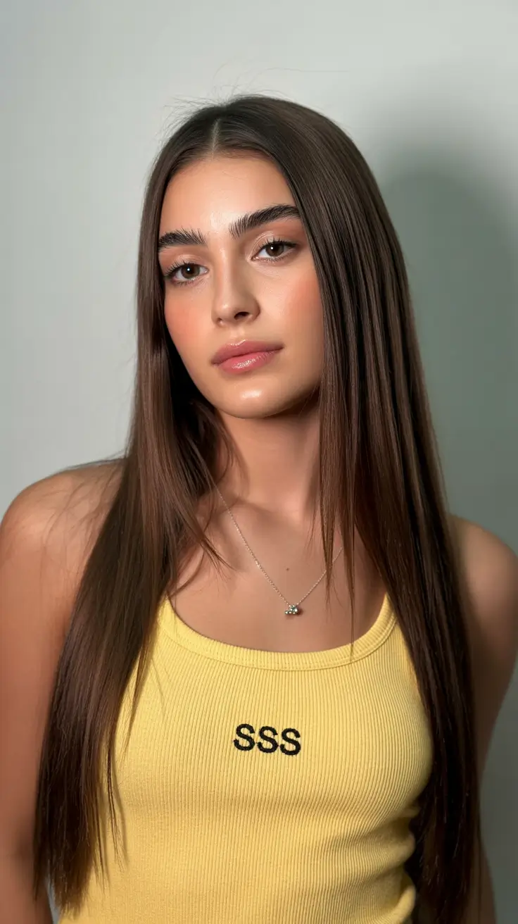 Best straight hairstyles 2026 Casual Mid Length Straight