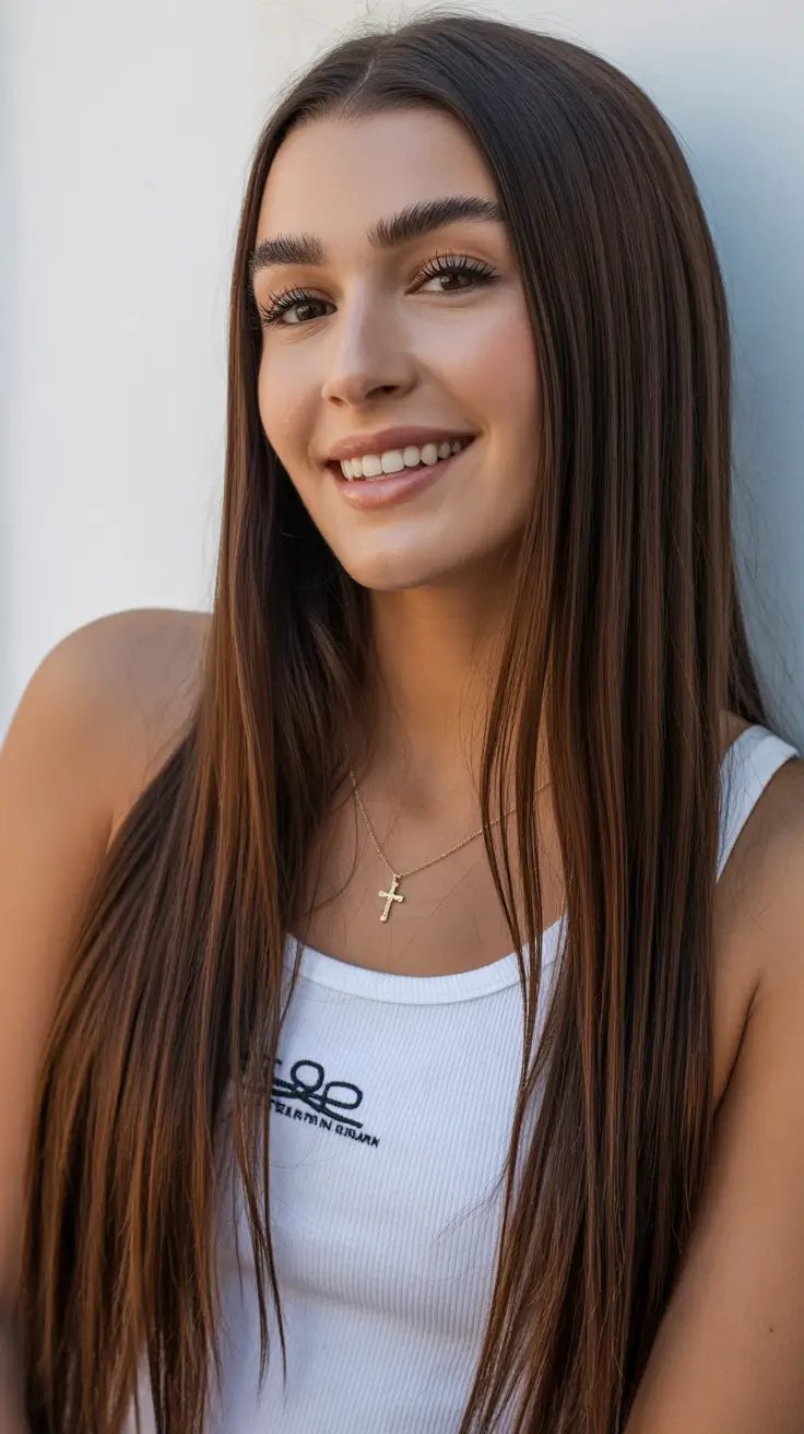 Best straight hairstyles 2026 Straight Hair with Bangs