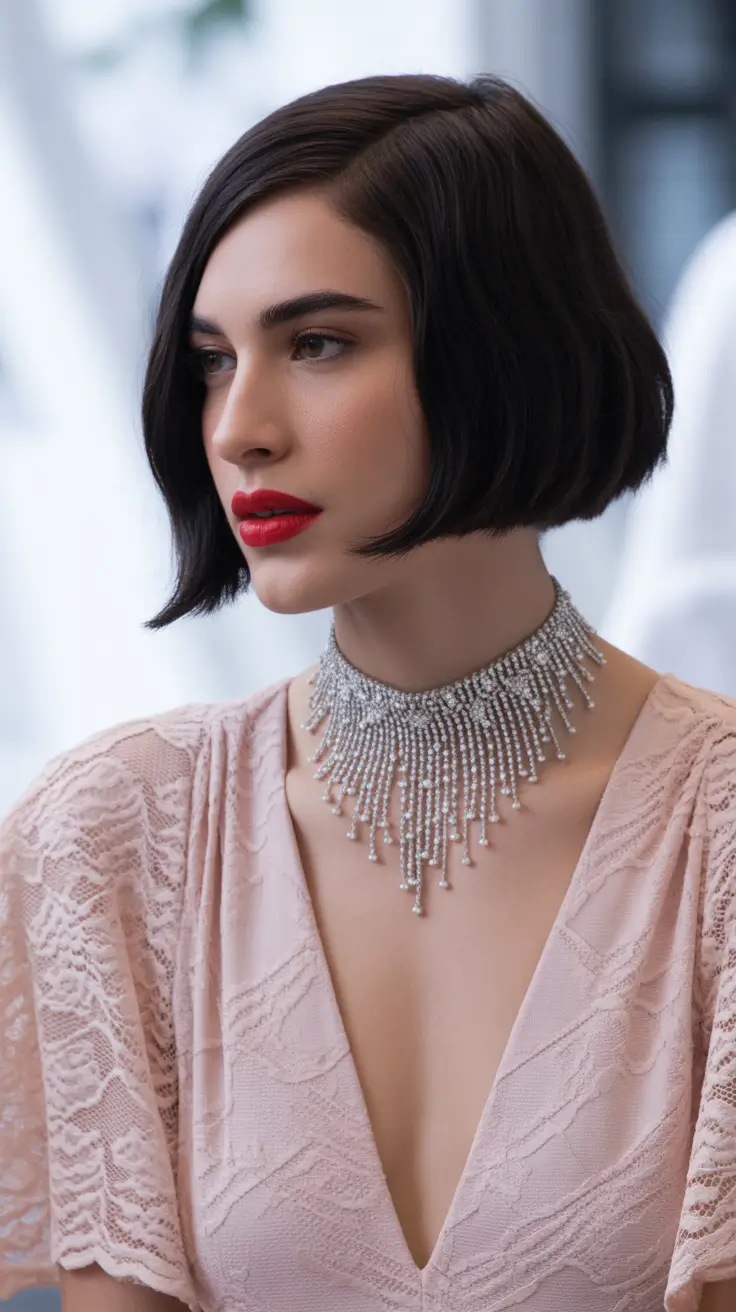 Chic bob hairstyles 2026 Elegant Side-Part Bob With Sculpted Ends