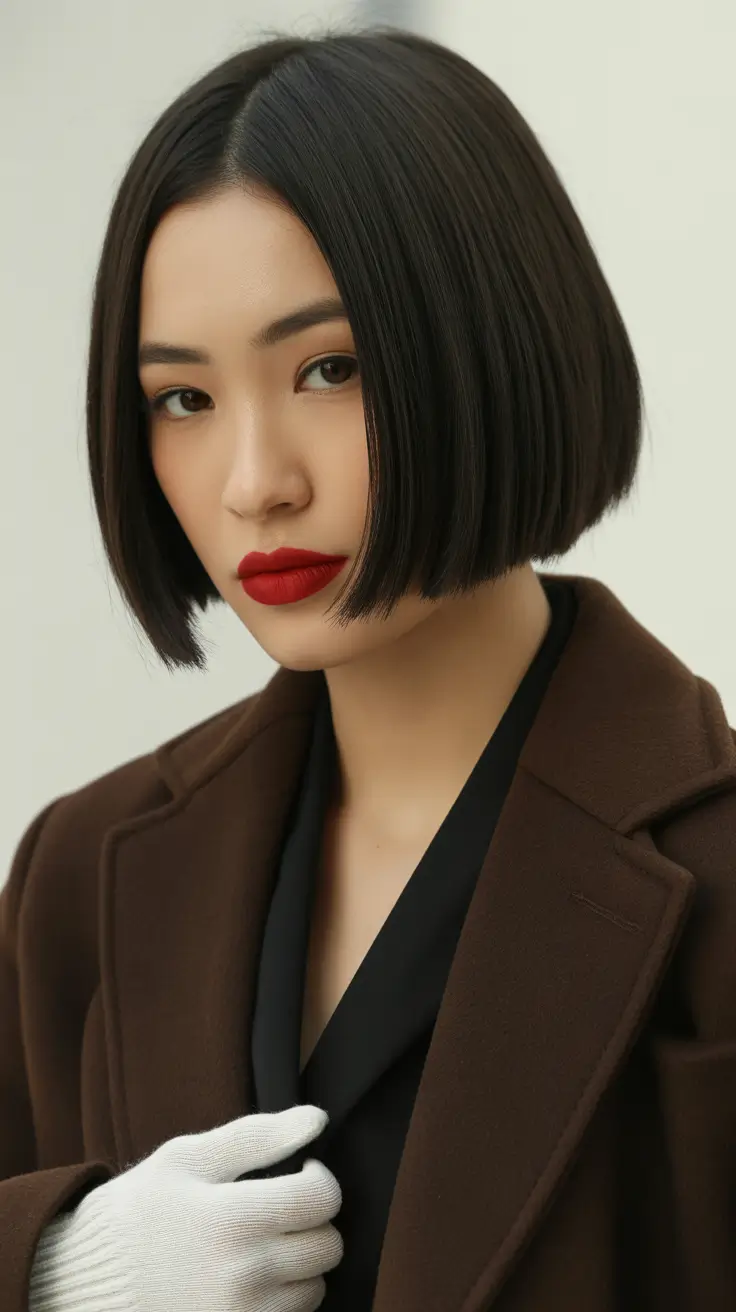 Chic bob hairstyles 2026 Sharp Wintertail Bob With Angular Contour