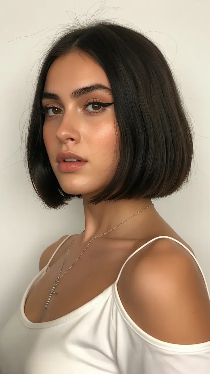 Chic bob hairstyles 2026 Soft Minimalist Bob With Natural Contour